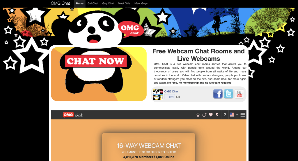 OMGChat Free Chatrooms - Chat to Strangers