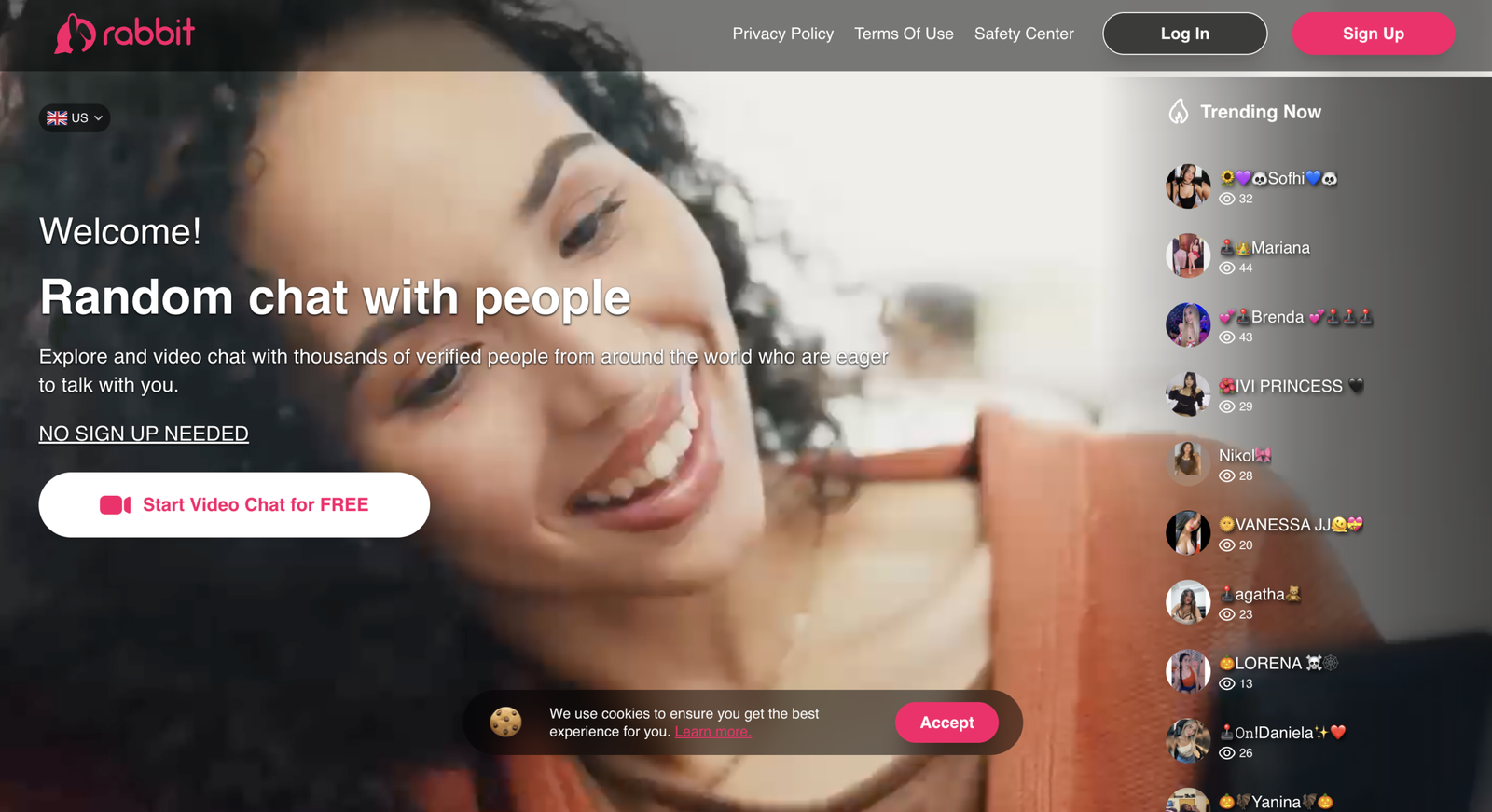 Rabbit Video Chat Random Video Chat Features Vs Others Review